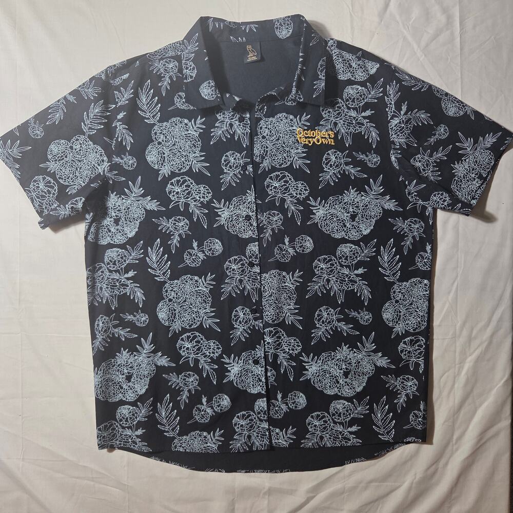 Drake OVO Floral Streetwear button up